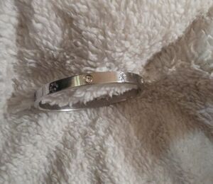 Elegant Silver Bracelet with Gem Accents